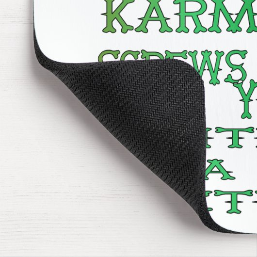 Wenn Karma dich mit einem Kaktus 2 schraubt Mousepad (Ecke)
