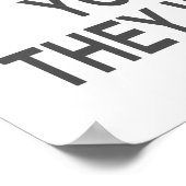 Wenn Katzen einen zurückschicken könnten, würden s Poster (Ecke)