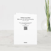 Wenn Katzen reden könnten Karte (Rückseite)