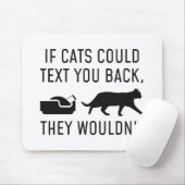 Wenn Katzen Text schreiben könnten Mousepad (Mit Mouse)