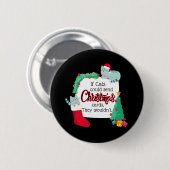 Wenn Katzen Weihnachtskarten schicken würden, würd Button (Vorne & Hinten)