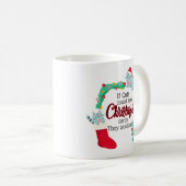 Wenn Katzen Weihnachtskarten schicken würden, würd Kaffeetasse (VorderseiteRechts)
