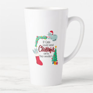 Wenn Katzen Weihnachtskarten schicken würden, würd Milchtasse