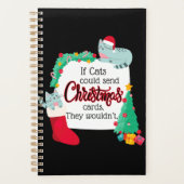 Wenn Katzen Weihnachtskarten schicken würden, würd Planer (Vorderseite)