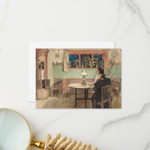 Wenn Kinder von Carl Larsson zu Bett gegangen sind Dankeskarte