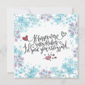 Wenn Kisses Schneeflocken wären, würde ich dir ein (Vorderseite)