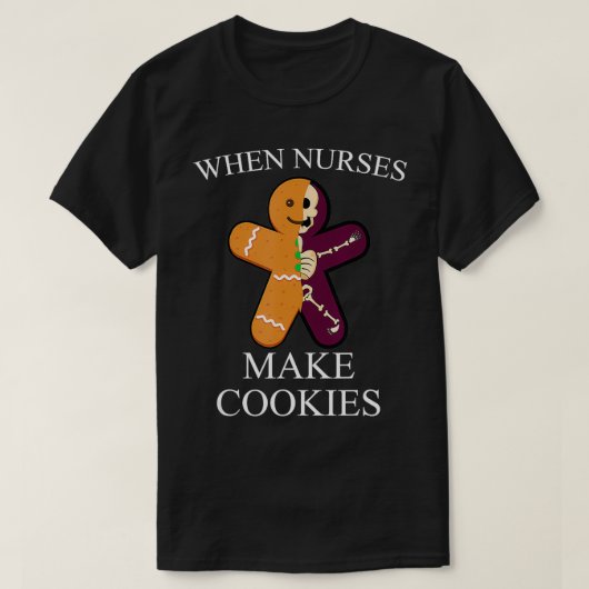 Wenn Krankenschwestern Cookies machen Weihnachten  T-Shirt (Design vorne)