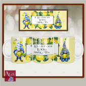 Wenn Leben dir Zitronen gelb blauen Gnomen gibt Tasse