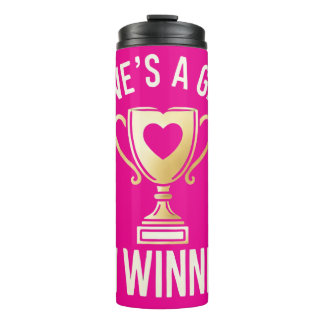 ❤️ Wenn Liebe ein Spiel ist, gewinne ich ❤️ Thermosbecher