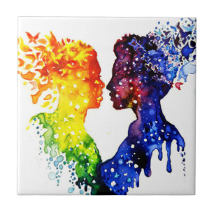 wenn Liebe Schmetterlinge gibt Fliese