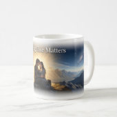 Wenn Liebe zur einzigen Welt wird Kunst Tasse (VorderseiteRechts)