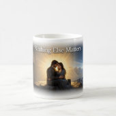 Wenn Liebe zur einzigen Welt wird Kunst Tasse (Mittel)