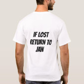 Wenn Lost Return to T-Shirt (Rückseite)