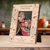 Wenn Mama Blume war Geätzte Rahmen