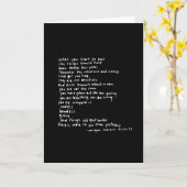 wenn man anfängt, sich zu fühlen, dass die Dinge Karte (Gelbe Blume)