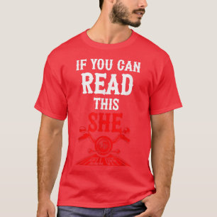 Wenn man das lesen kann, ist sie vom Motorrad abge T-Shirt