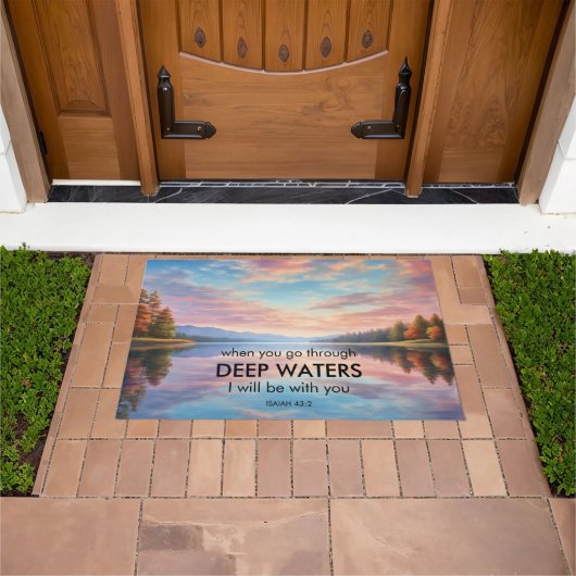 Wenn man durch tiefe Gewässer geht Türmatte (Außenbereich)