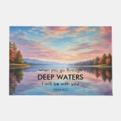 Wenn man durch tiefe Gewässer geht Türmatte (Vorderseite)