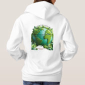 Wenn man ein Mädchen bildet, bildet man eine Natio Hoodie (Rückseite)