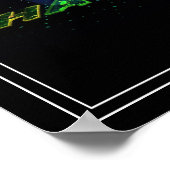 Wenn man einen Regenbogen Will, muss man den Regen Poster (Ecke)