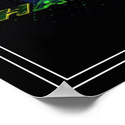 Wenn man einen Regenbogen Will, muss man den Regen Poster (Ecke)