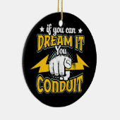 Wenn man es träumen kann, konsumiert man den Elekt Keramik Ornament (Rechts)