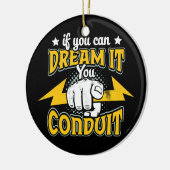 Wenn man es träumen kann, konsumiert man den Elekt Keramik Ornament (Links)