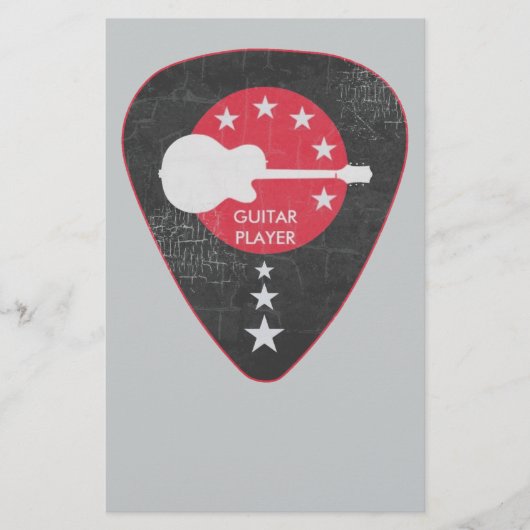 wenn man Gitarre spielt Briefpapier (Vorderseite)