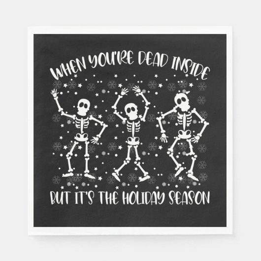 Wenn man im Inneren aber in der Urlaubssaison tot  Serviette (Vorderseite)