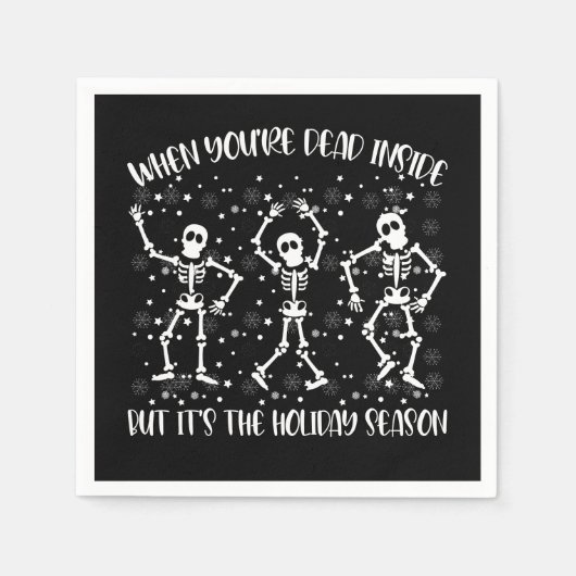 Wenn man im Inneren aber in der Urlaubssaison tot  Serviette (Vorderseite)