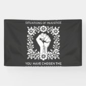 Wenn man in Situationen der Ungerechtigkeit neutra Banner (Horizontal)