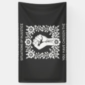 Wenn man in Situationen der Ungerechtigkeit neutra Banner (Vertikal)