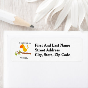 Wenn man kann. ... Toucan, Funny Pun Cartoon