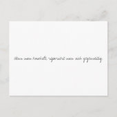 Wenn man kuschelt, repariert man sich selbst. postkarte (Vorderseite)