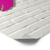 Wenn man Menschen beurteilt, inspirierendes Zitat- Poster (Ecke)