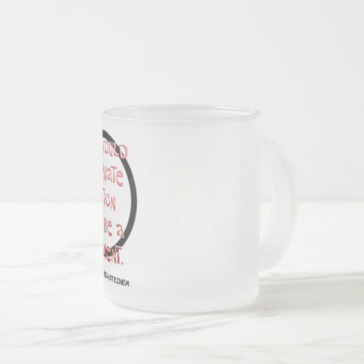 Wenn Männer Menstruation Mattglastasse (VorderseiteRechts)