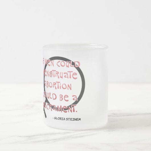 Wenn Männer Menstruation Mattglastasse (Mittel)