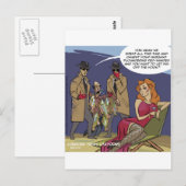 Wenn Männer schwinden Funny Postkarte (Vorne/Hinten)