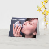 Wenn Männer so gut waren wie Donuts Spaß Grußkarte Karte (Gelbe Blume)