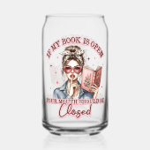 Wenn mein Buch geöffnet ist... Dosenglas (Rückseite)