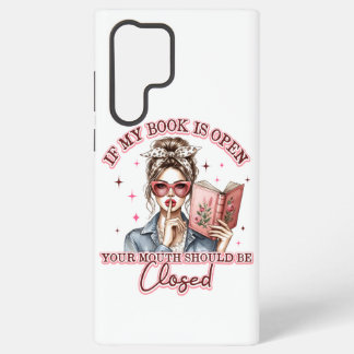 Wenn mein Buch geöffnet ist... Samsung Galaxy Hülle