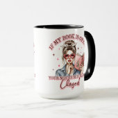 Wenn mein Buch geöffnet ist... Tasse (VorderseiteRechts)