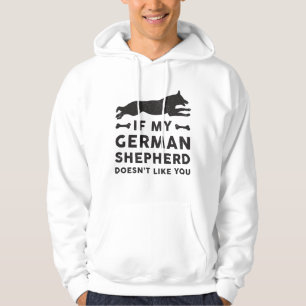 Wenn mein deutscher Schäferhund Hund Lover Vintage Hoodie