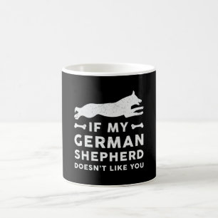 Wenn mein deutscher Schäferhund Lover Pet Vintag F Kaffeetasse