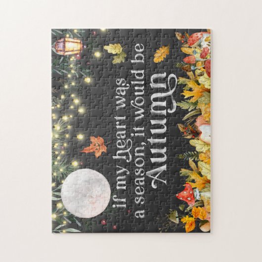 Wenn mein Herz eine Jahreszeit wäre, wäre es der H Puzzle (Vertikal)