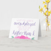 Wenn mein Herz überlastet ist Blank Card Karte (Gelbe Blume)