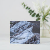 Wenn mein Herz überlastet Postkarte Psalm 95:1-2 (Stehend Vorderseite)