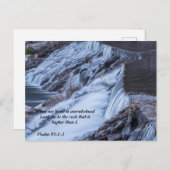 Wenn mein Herz überlastet Postkarte Psalm 95:1-2 (Vorne/Hinten)