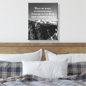Wenn mein Herz überwältigt Bibelverse ist Leinwanddruck (Insitu (Schlafzimmer))