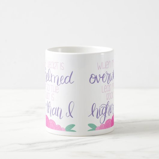 Wenn mein Herz überwältigt ist Tasse (Mittel)